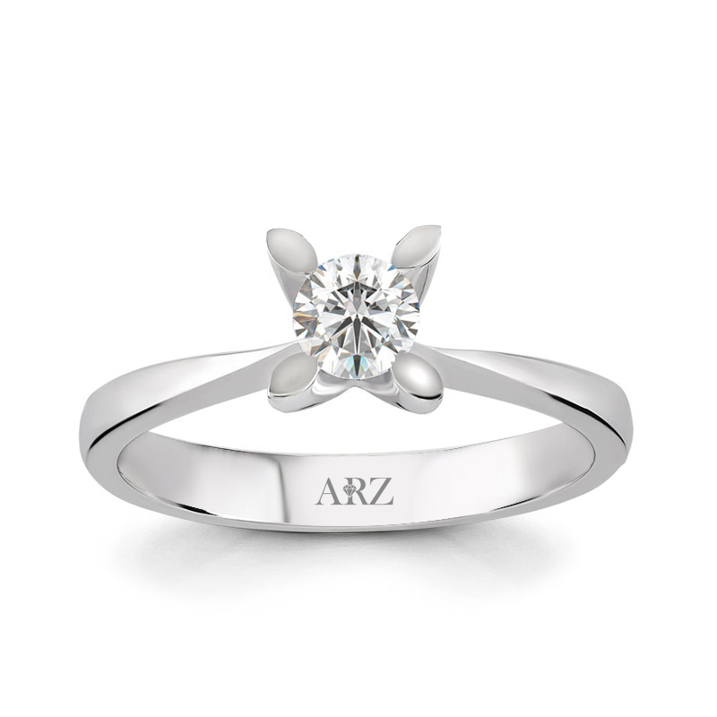 0.30 Karat E Renk Vs Berraklık Pırlanta Tektaş Yüzük