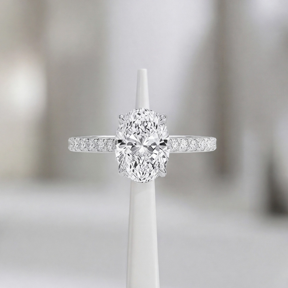 1.50 Karat D Color Vs1 Berraklık IGI SERTİFİKALI Laboratuvar Pırlantası Yüzük