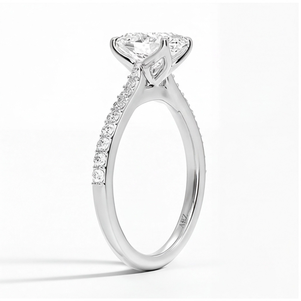 1.50 Karat D Color Vs1 Berraklık IGI SERTİFİKALI Laboratuvar Pırlantası Yüzük