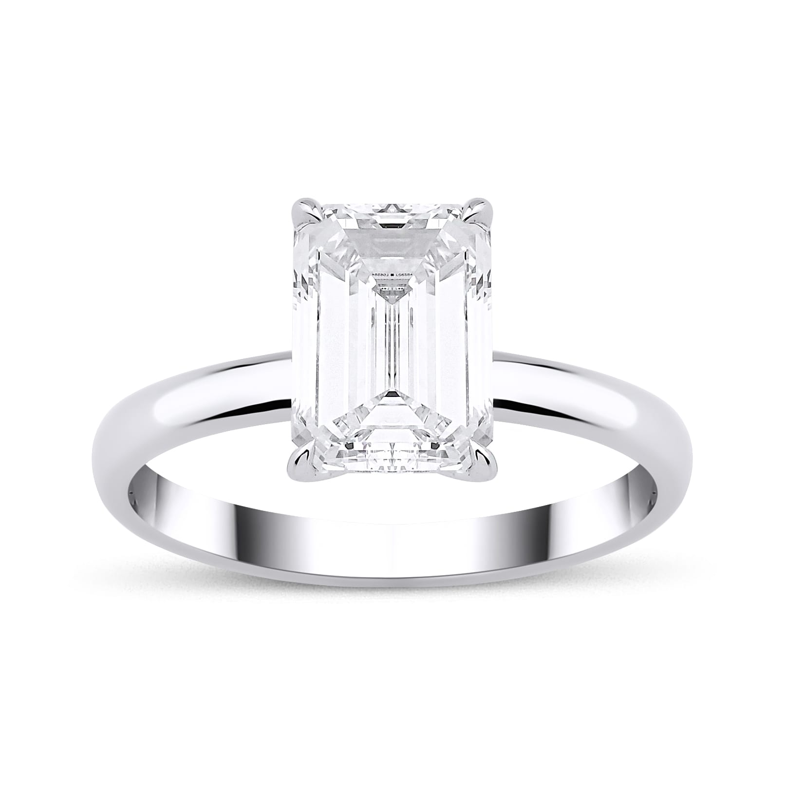 Tektaş Pırlanta Yüzük 1.50 KARAT EMERALD KESİM TEKTAŞ YÜZÜK - ARZ1015