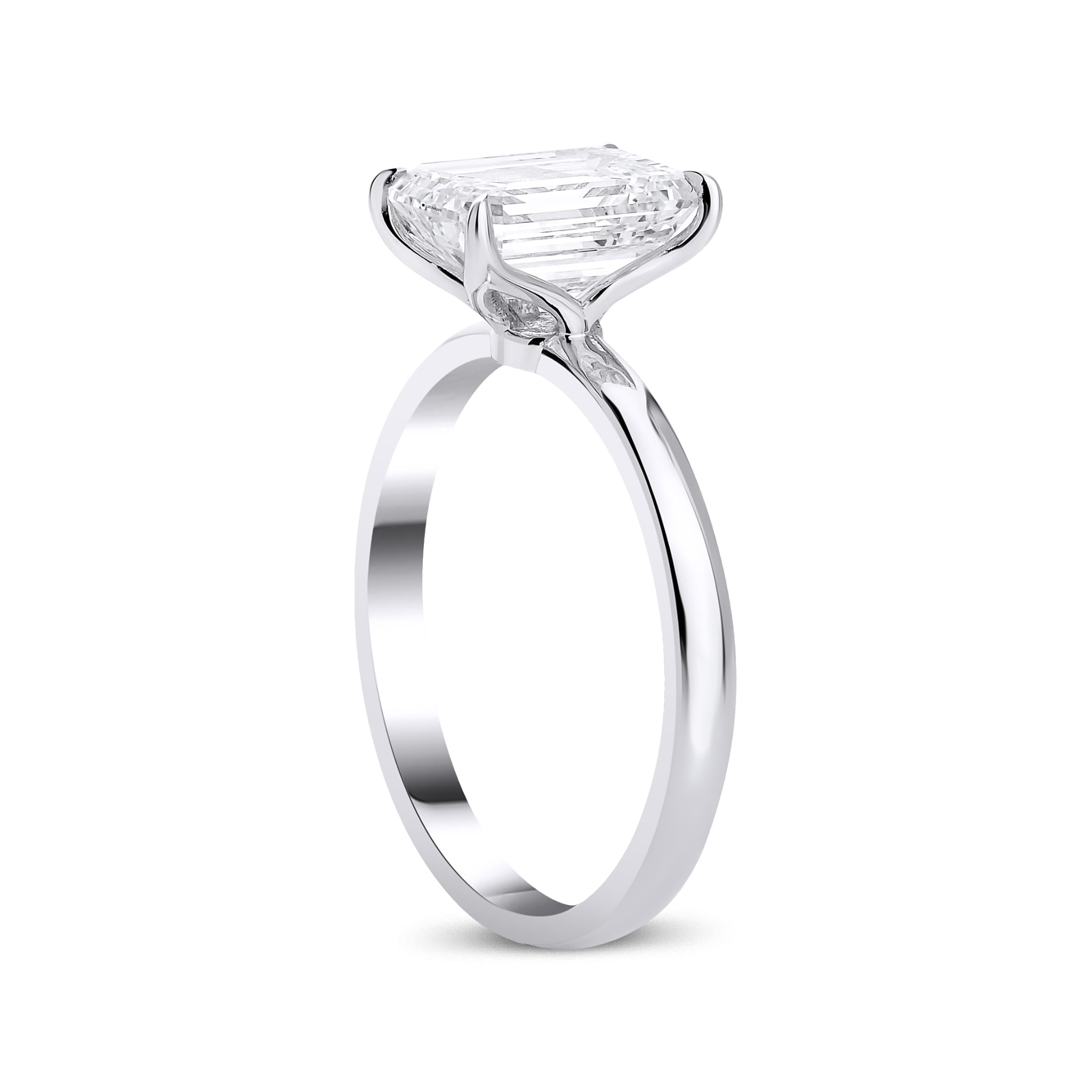 Tektaş Pırlanta Yüzük 1.50 KARAT EMERALD KESİM TEKTAŞ YÜZÜK - ARZ1015
