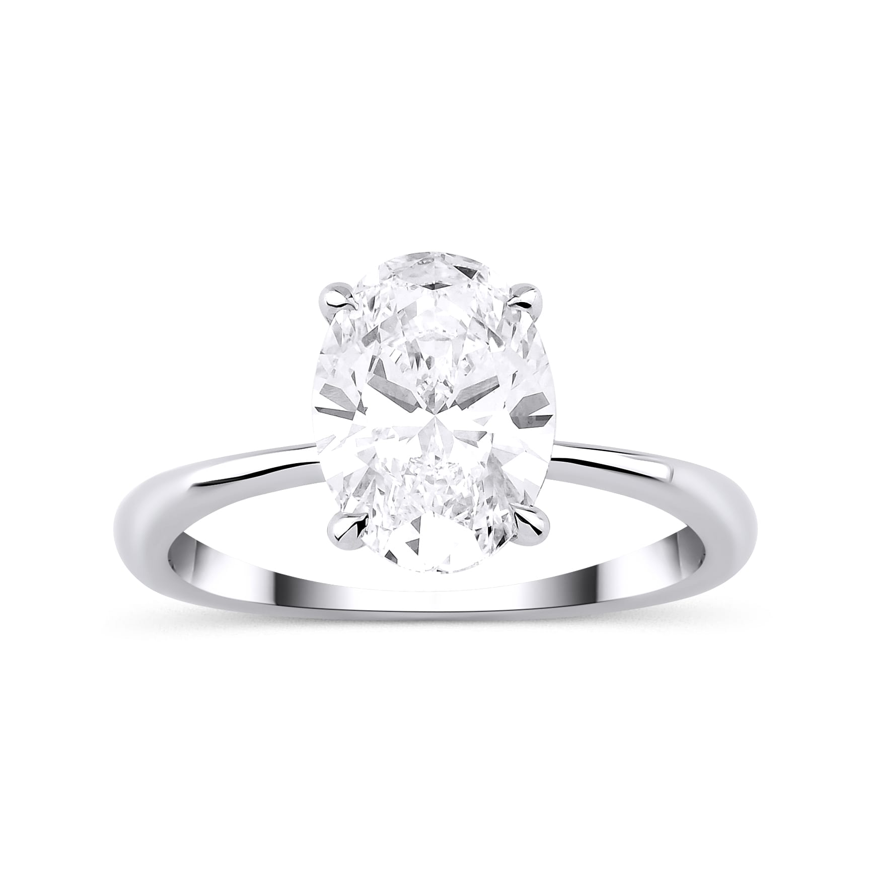 2.02 KARAT OVAL TEKTAŞ YÜZÜK - ARZ3001