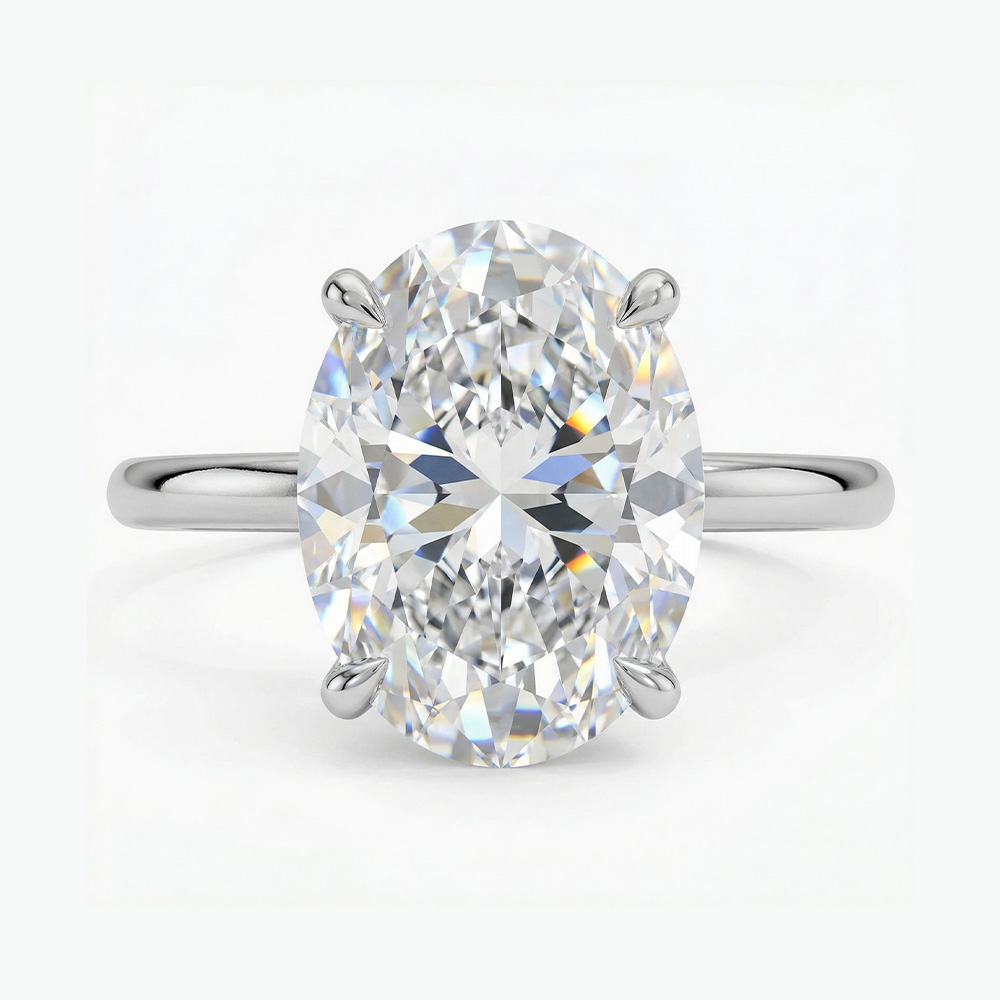 2.50 KARAT OVAL TEKTAŞ YÜZÜK