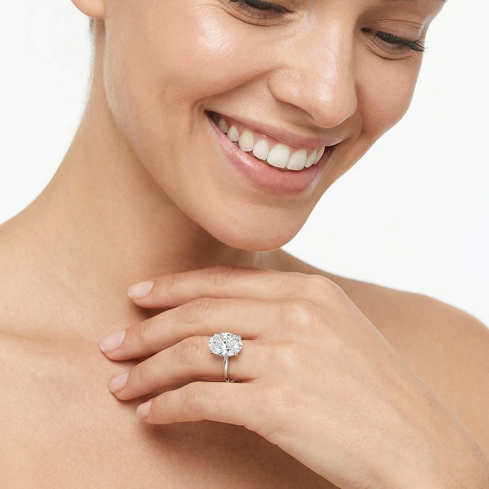 2.50 KARAT OVAL TEKTAŞ YÜZÜK