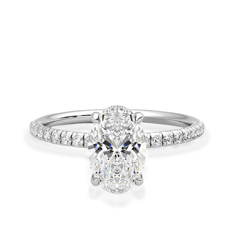 2.76 Karat Oval Kesim Pırlanta Tektaş Yüzük - ARZ1006