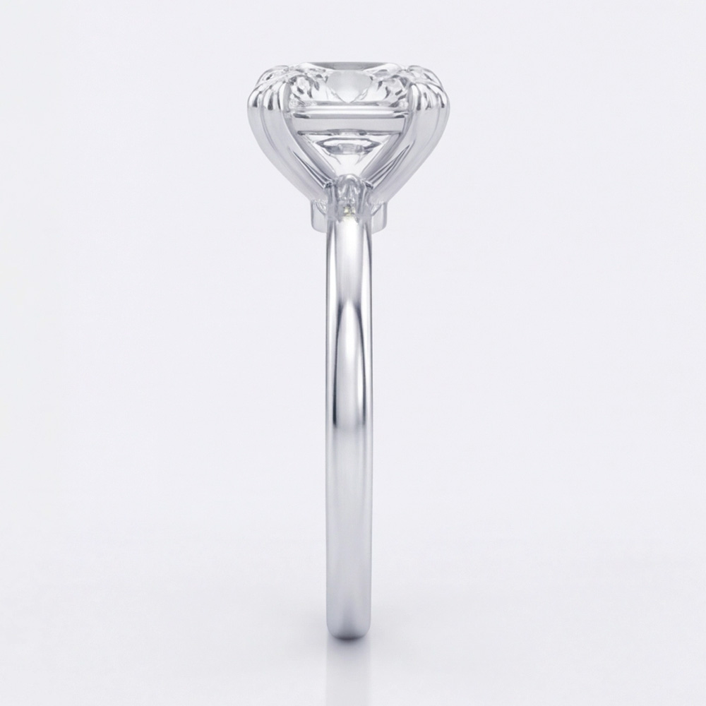 Tektaş Pırlanta Yüzük 3.02 Karat Radiant TekTaş Laboratuvar Pırlanta Yüzük - ARZ3402