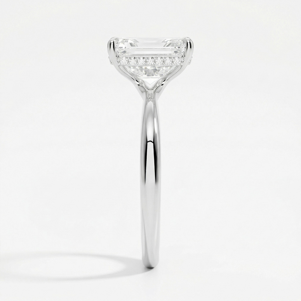 Tektaş Pırlanta Yüzük 3.04 Karat Emerald TekTaş Laboratuvar Pırlanta Yüzük - ARZ3403